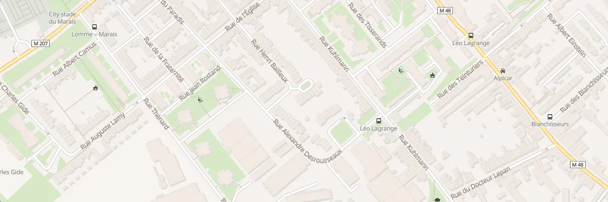 Plan du 77 Rue Henri Bailleux à Lille