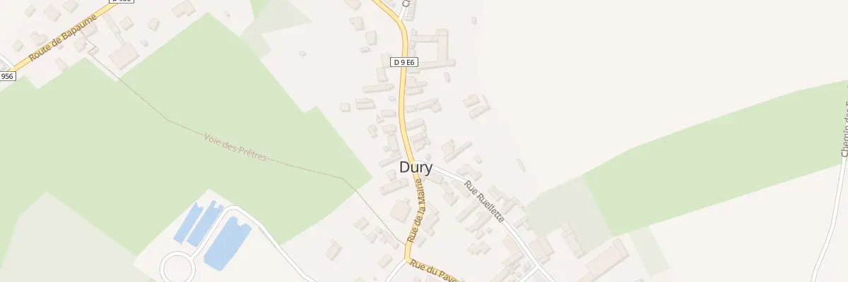 Plan du 20 Rue de la Bruyère à Dury