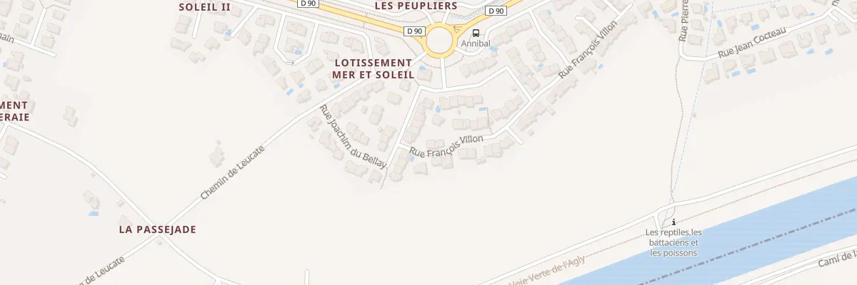 Plan du 1 Rue François Villon à Saint-Laurent-de-la-Salanque