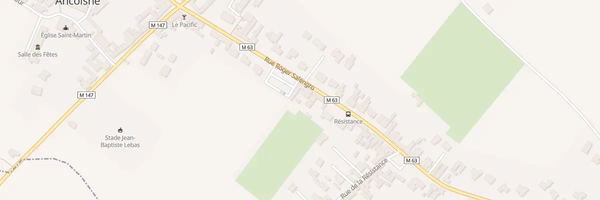 Plan du 243 Rue Roger Salengro à Houplin-Ancoisne
