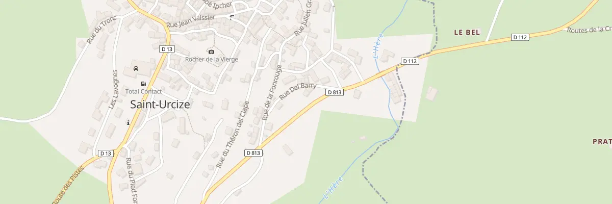 Plan du 5120 Le Bourg à Saint-Urcize