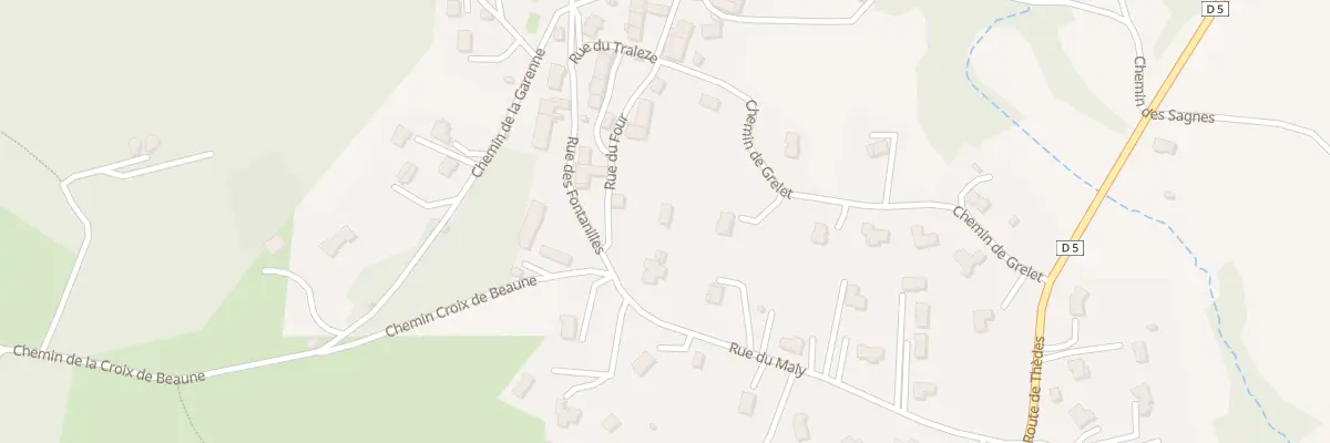 Plan du 7 Rue du Four Vge Chatrat à Saint-Genès-Champanelle