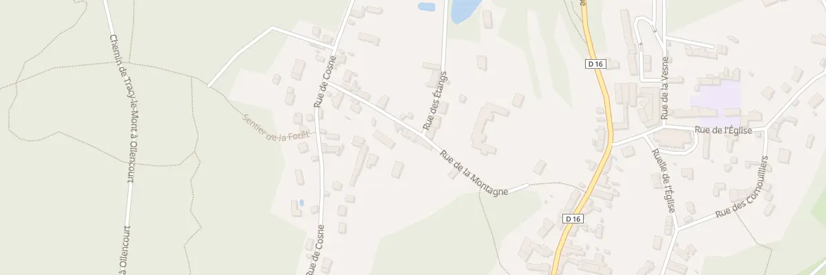 Plan du 116 Rue de la Montagne à Tracy-le-Mont