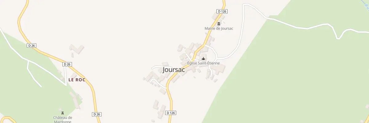 Plan du 5056 Le Bourg à Joursac