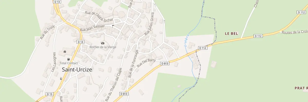 Plan du 23 Rue du Poustel à Saint-Urcize