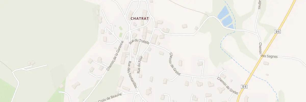 Plan du 2 Chem de Grelet Vge Chatrat à Saint-Genès-Champanelle