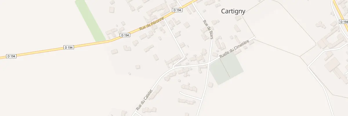 Plan du 2 Rle du Catelet à Cartigny