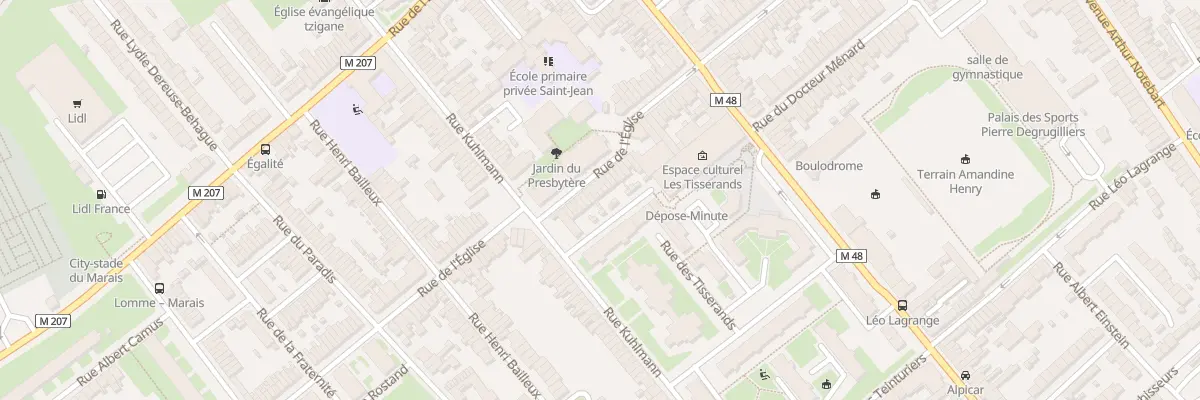 Plan du 41 Rue de l’Eglise Lomme à Lille