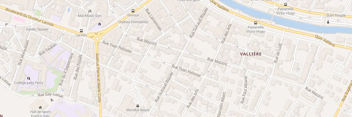 Plan du 14 Rue Guiraud Riquier à Narbonne
