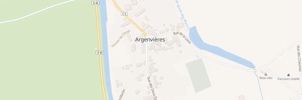 Plan du 9 Rue Saint-martin à Argenvières
