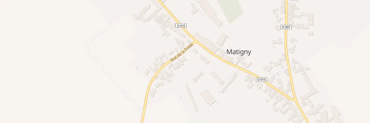 Plan du 1 Rue de la Poste à Matigny