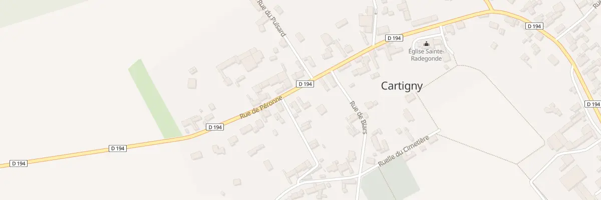 Plan du 12 Rue de Peronne à Cartigny