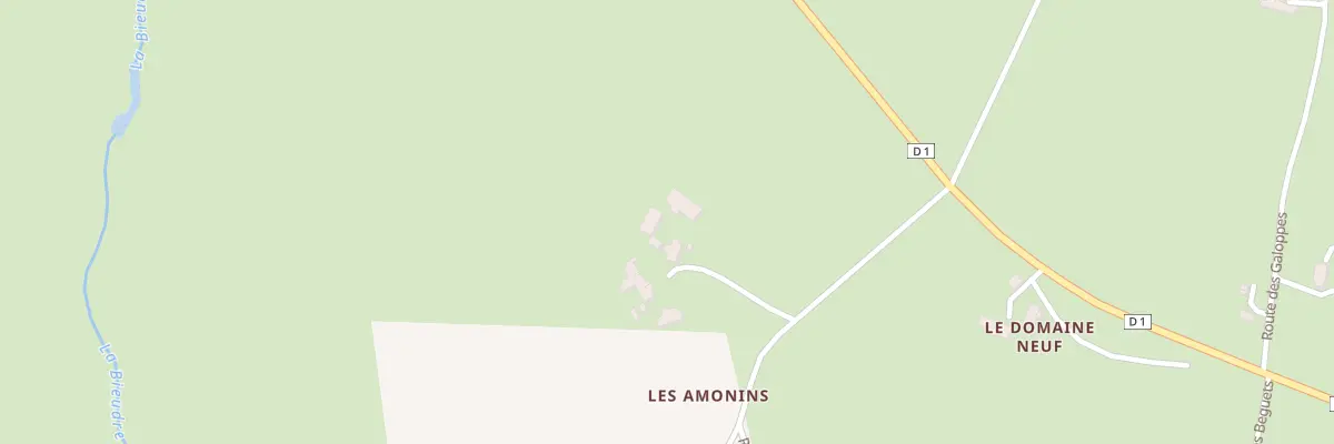 Plan du 1 Rte des Amonins à Pouzy-Mésangy