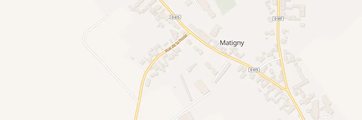 Plan du 3 Rue de la Poste à Matigny