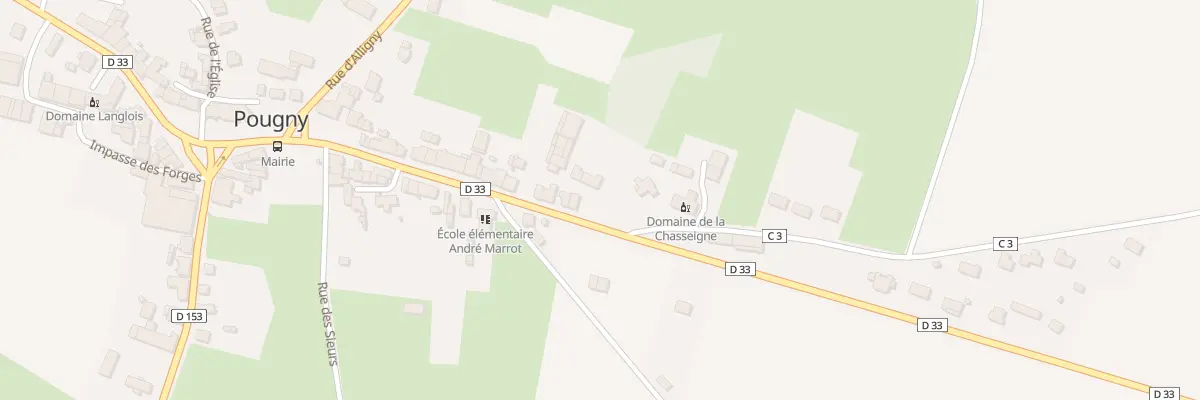 Plan du 37 Rue de Donzy à Pougny