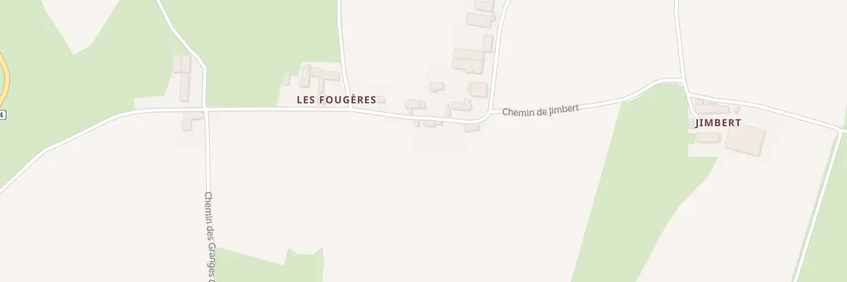 Plan du 8 Che des Fougeres à Lalizolle