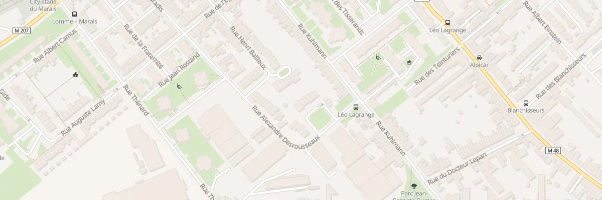 Plan du 63 Rue Alexandre Desrousseaux Lom à Lille