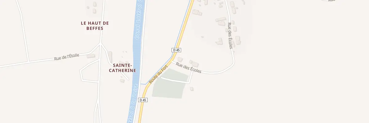 Plan du 1 Rue des Ecoles à Beffes