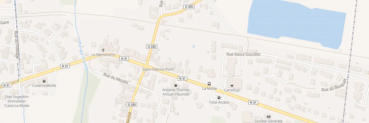 Plan du 6 Rue du Docteur Moussaud à Cuise-la-Motte