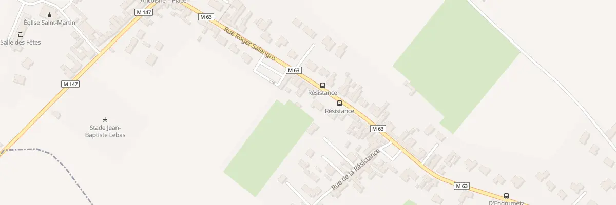 Plan du 227 Rue Roger Salengro à Houplin-Ancoisne