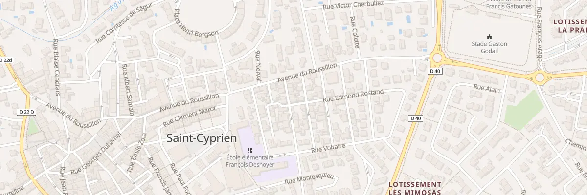 Plan du 9 Rue Henri Becque à Saint-Cyprien