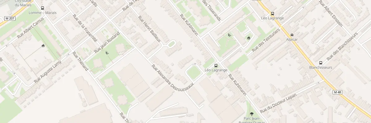 Plan du 65 Rue Alexandre Desrousseaux Lom à Lille