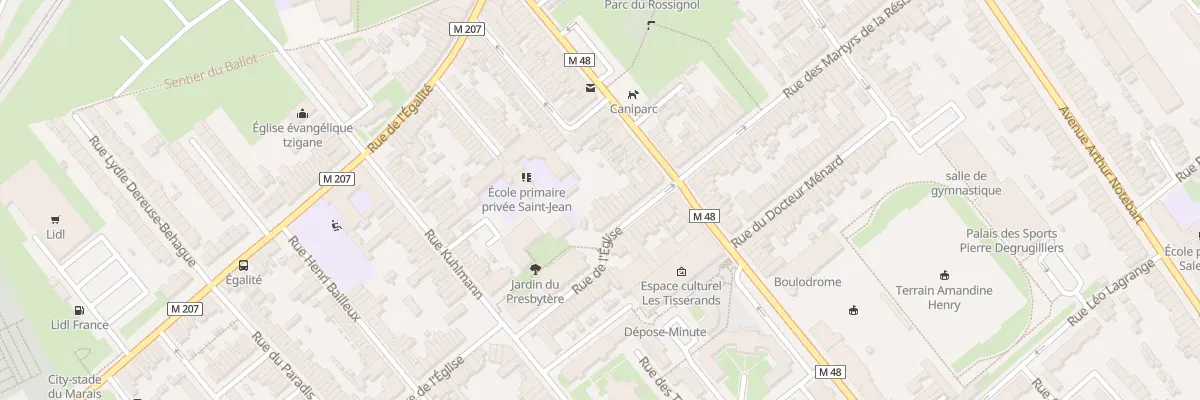Plan du 18 Rue de l’Eglise Lomme à Lille