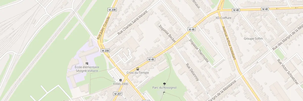 Plan du 33 Rue Anatole France Lomme à Lille