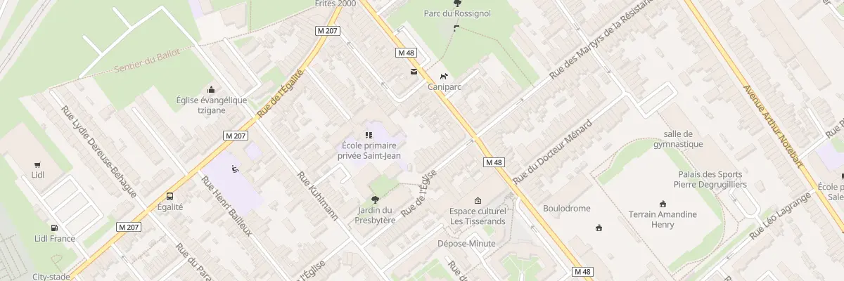 Plan du 14 Rue de l’Eglise Lomme à Lille