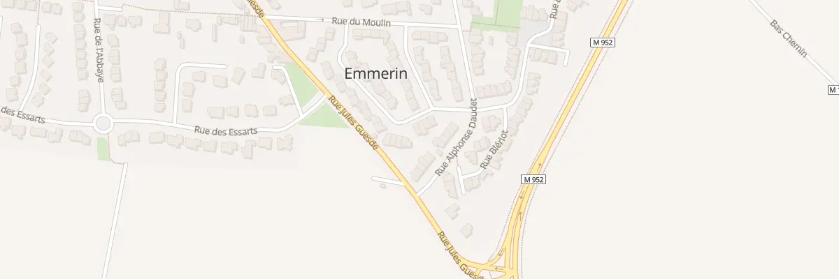 Plan du 42 Rue Jean Mermoz à Emmerin