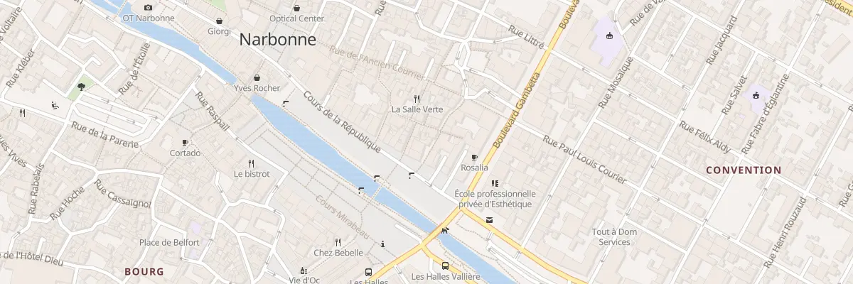 Plan du 1 Rue Henri et Charles Cros à Narbonne