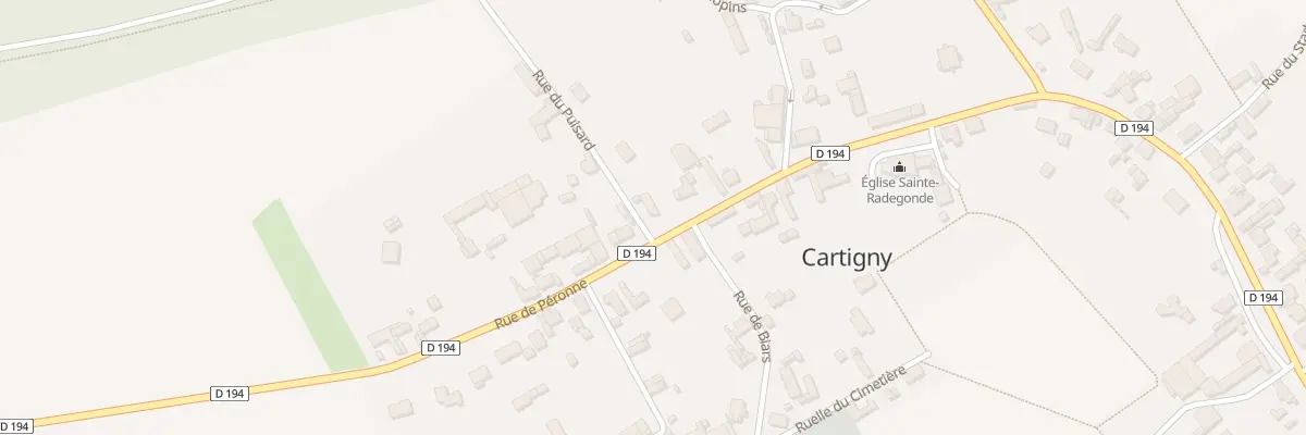 Plan du 17 Rue de Peronne à Cartigny