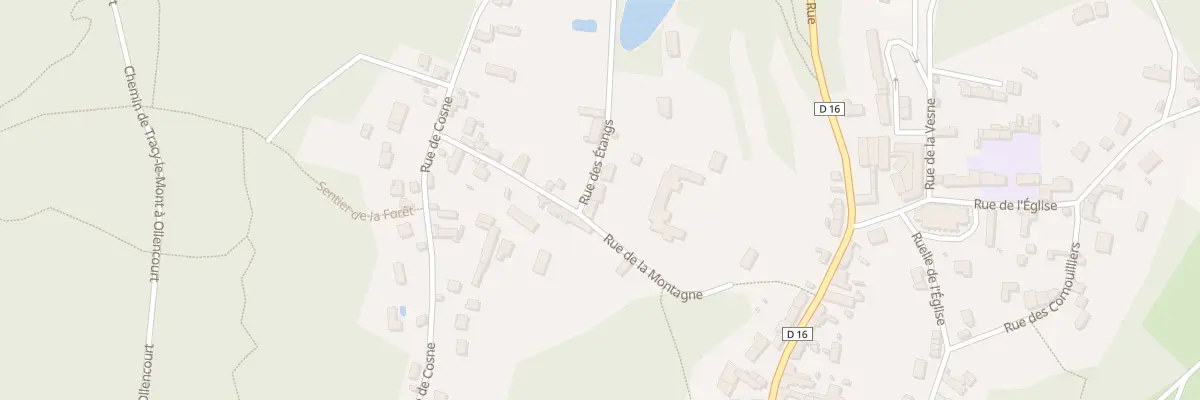 Plan du 14 Rue des Etangs à Tracy-le-Mont