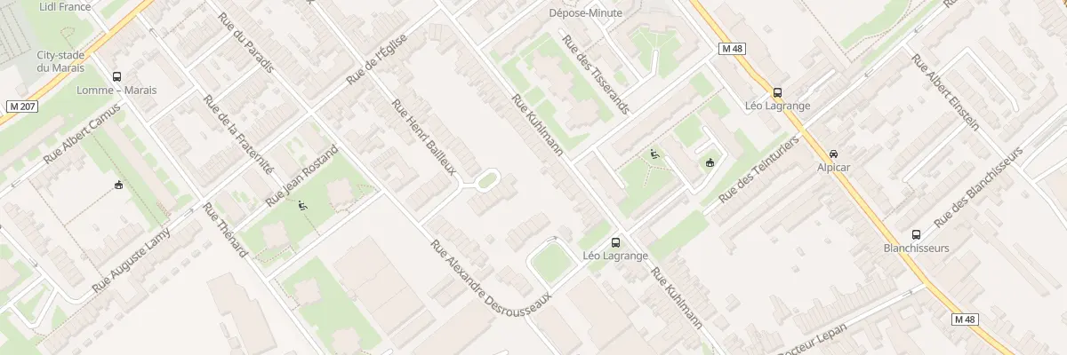 Plan du 102 Rue Kuhlmann Lomme à Lille