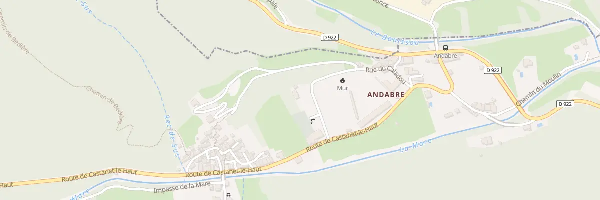 Plan du 5303F Andabre à Rosis
