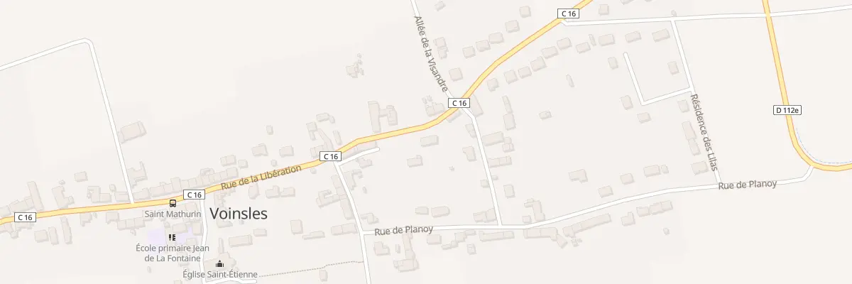 Plan du 5902 Rue de la Libération à Voinsles