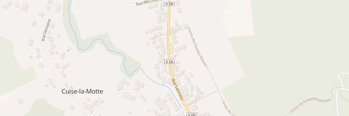 Plan du 62 Rue Saint-Eloi à Cuise-la-Motte