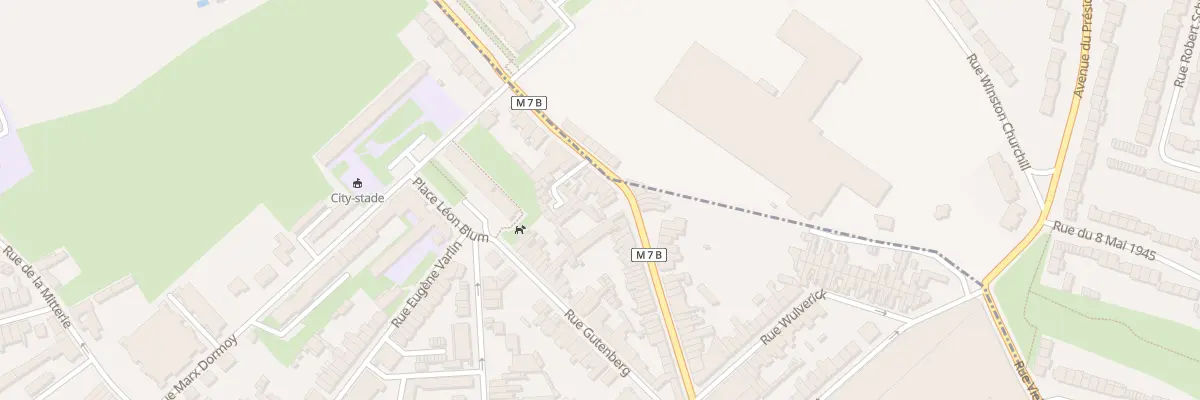 Plan du 69 Rue Eugène Descamps à Lille