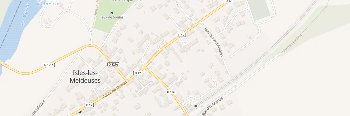 Plan du 10 Rte de Mary à Isles-les-Meldeuses
