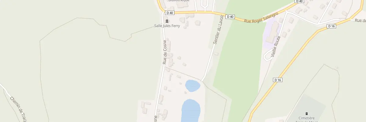 Plan du 99 Rue de Cosne à Tracy-le-Mont