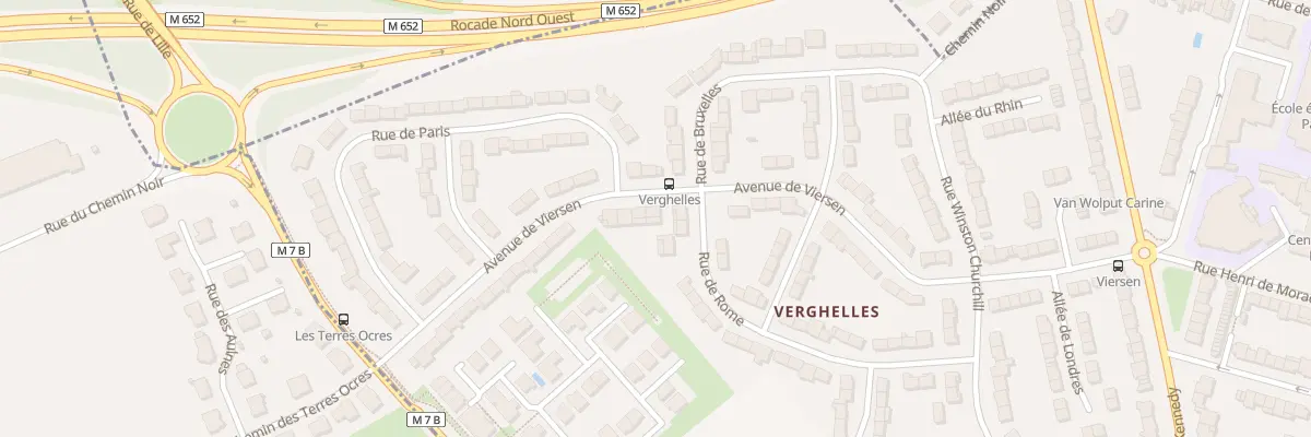 Plan du 45 Av Viersen à Lambersart