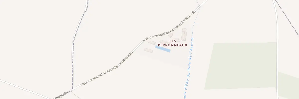 Plan du 8B Les Perronneaux à Bazoches-sur-le-Betz
