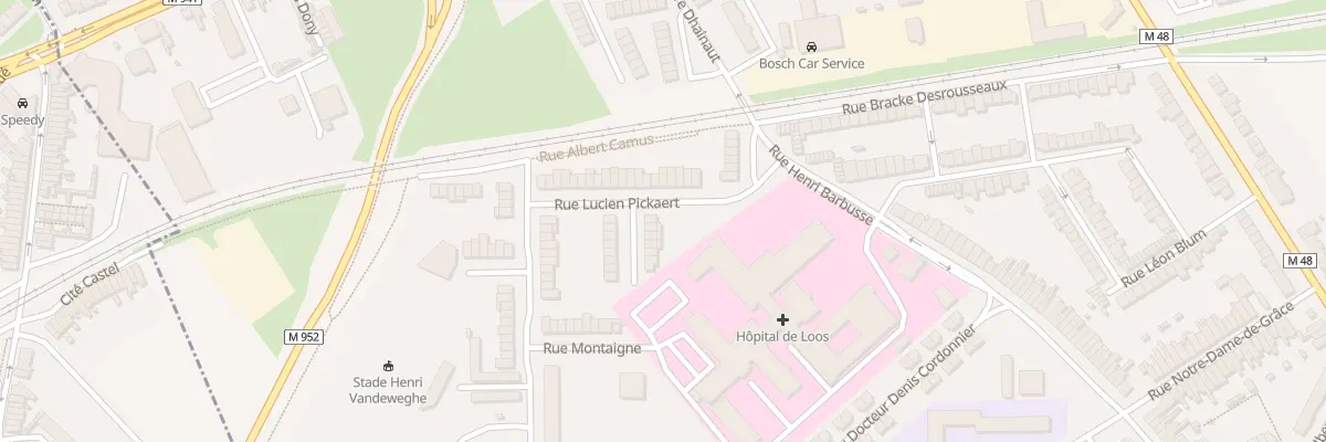 Plan du 9 Rue Montesquieu à Loos