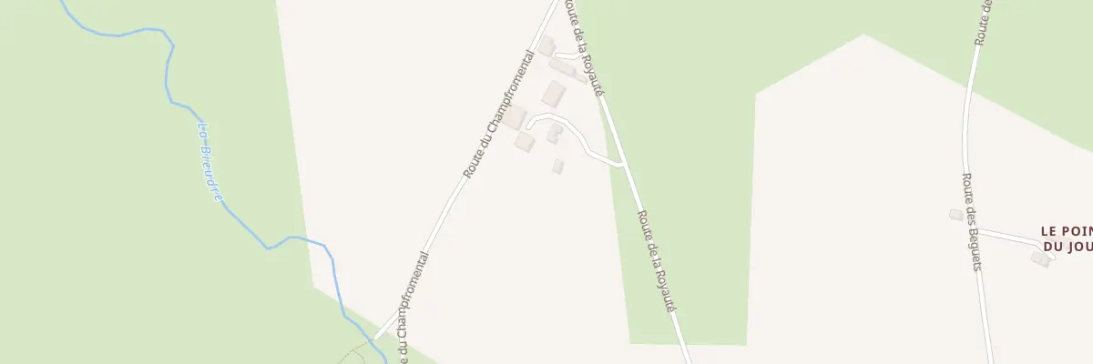 Plan du 4 Rte de la Royauté à Pouzy-Mésangy
