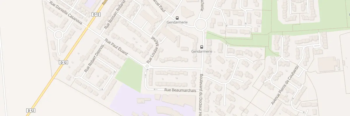 Plan du 8 Rue du Marquis de Guerchy à Nangis