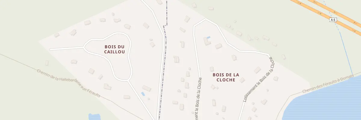 Plan du 5029C Bois de la Cloche à Foucherolles