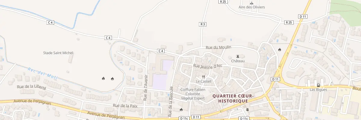 Plan du 26 Rue de la Bascule à Canet-en-Roussillon