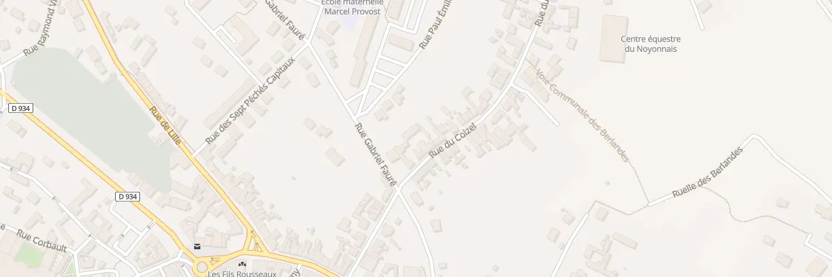 Plan du 173 Rue du Coizel à Noyon