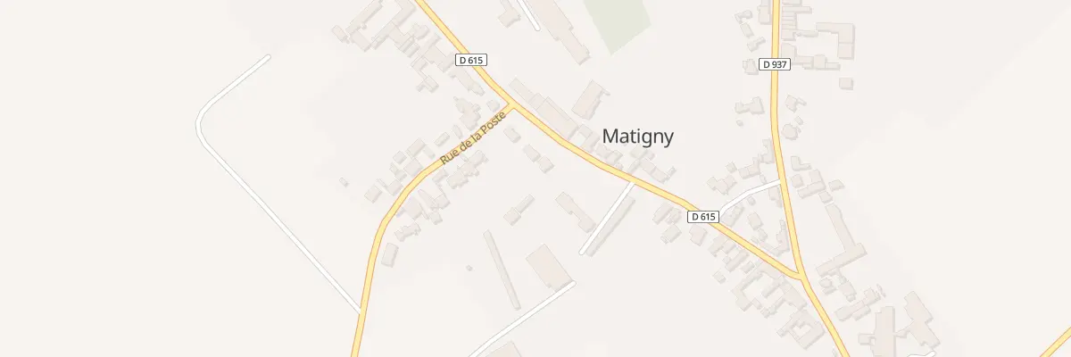 Plan du 54 Rue de Falvy à Matigny
