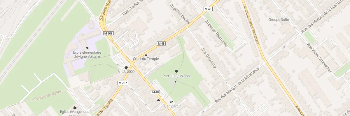 Plan du 6 Rue Delannoy à Lille